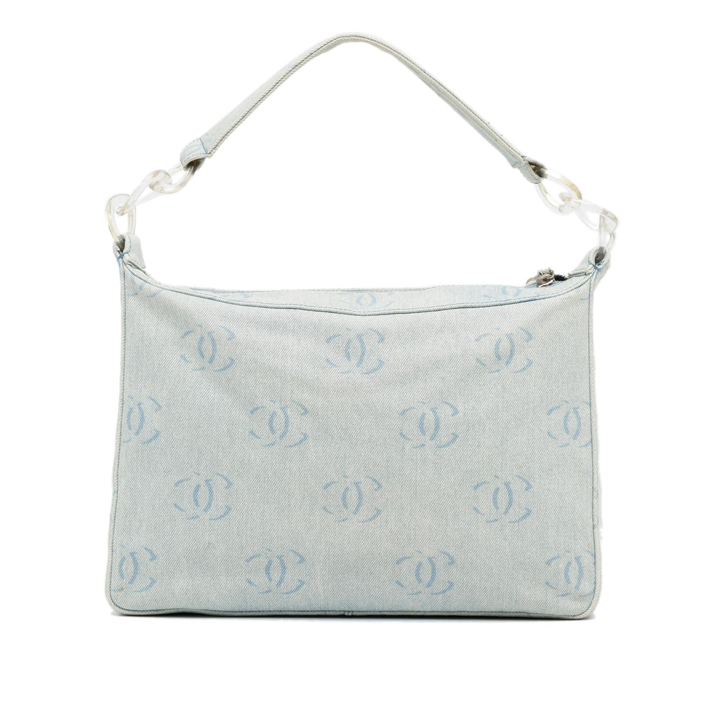 Chanel CC Denim Shoulder Bag (SHG-EFvBLv)