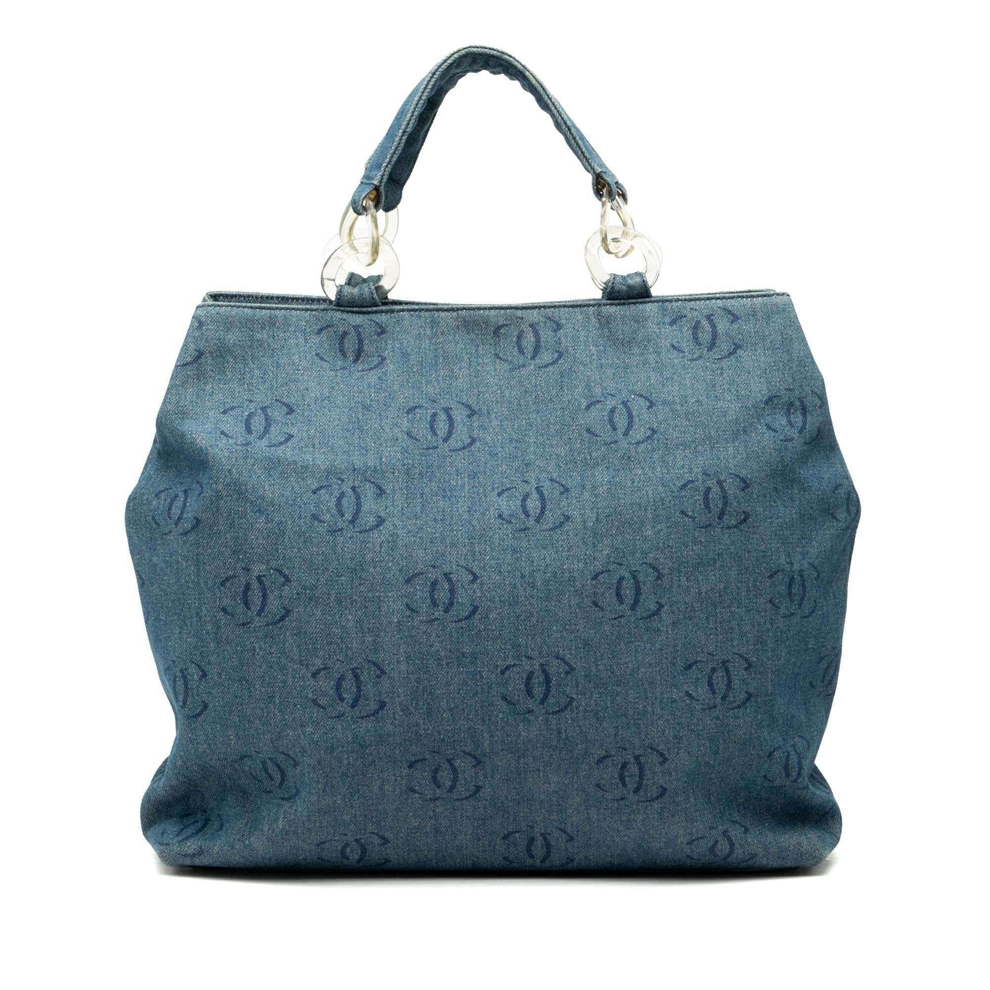 Chanel CC Denim Tote