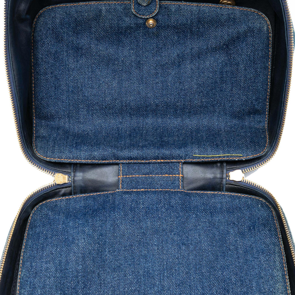 Chanel CC Denim Vanity Bag