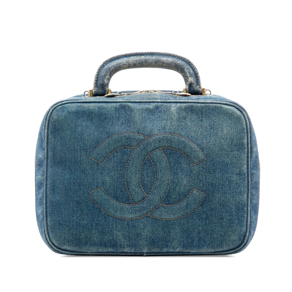 Chanel CC Denim Vanity Bag
