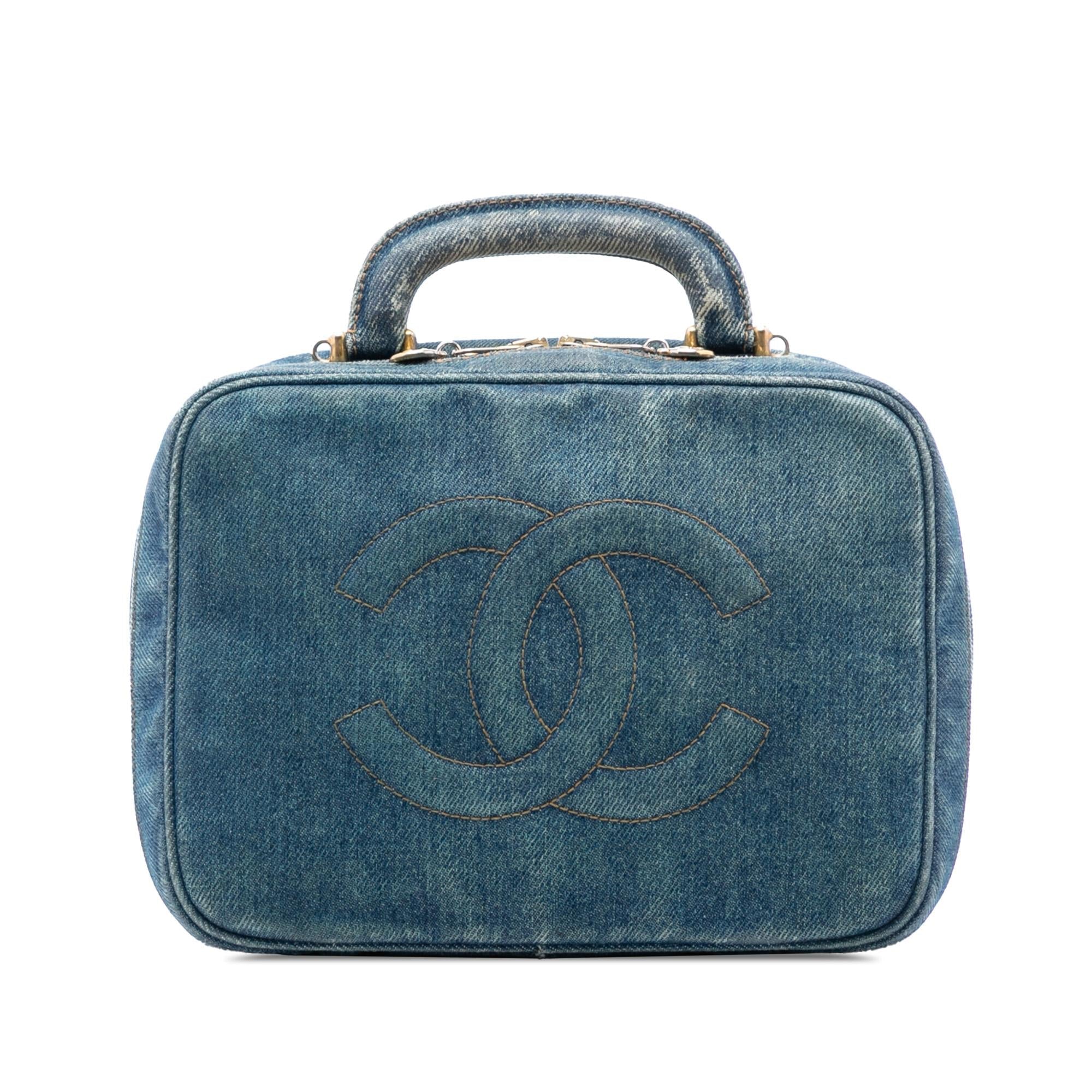 Chanel CC Denim Vanity Bag