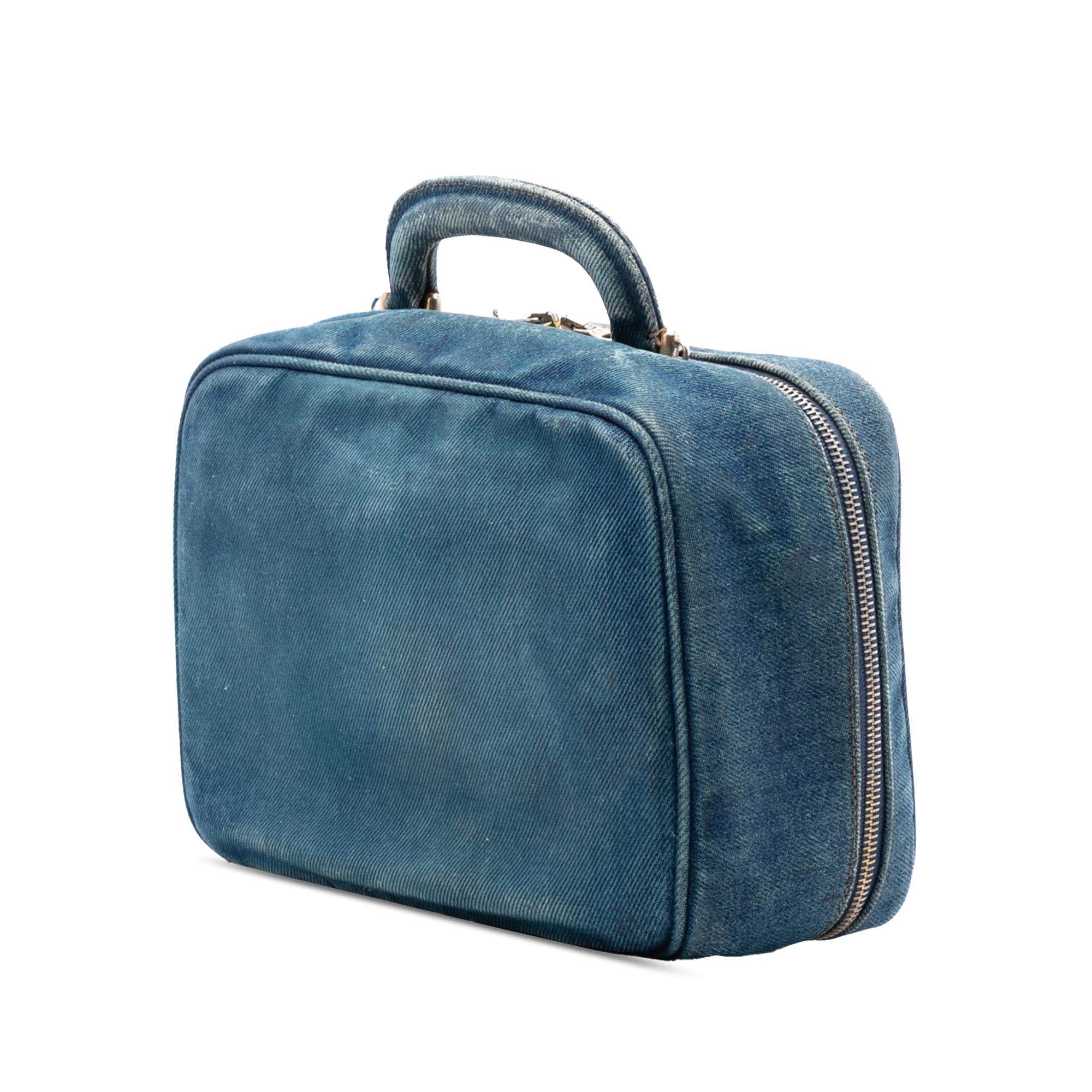 Chanel CC Denim Vanity Bag