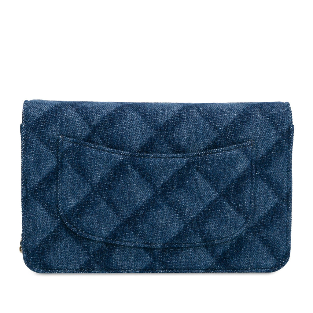 Chanel CC Denim Wallet On Chain (SHG-tRgZBv)