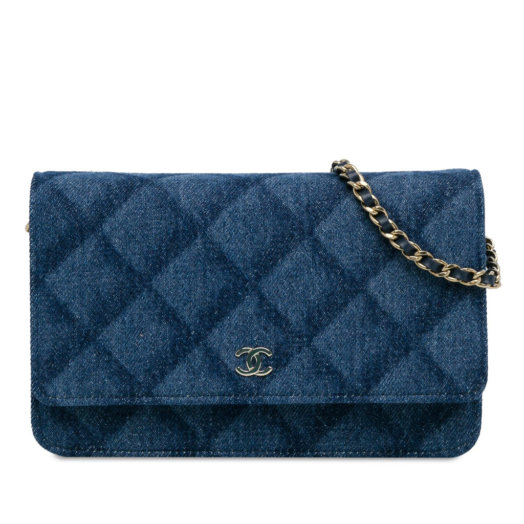 Chanel CC Denim Wallet On Chain (SHG-tRgZBv)