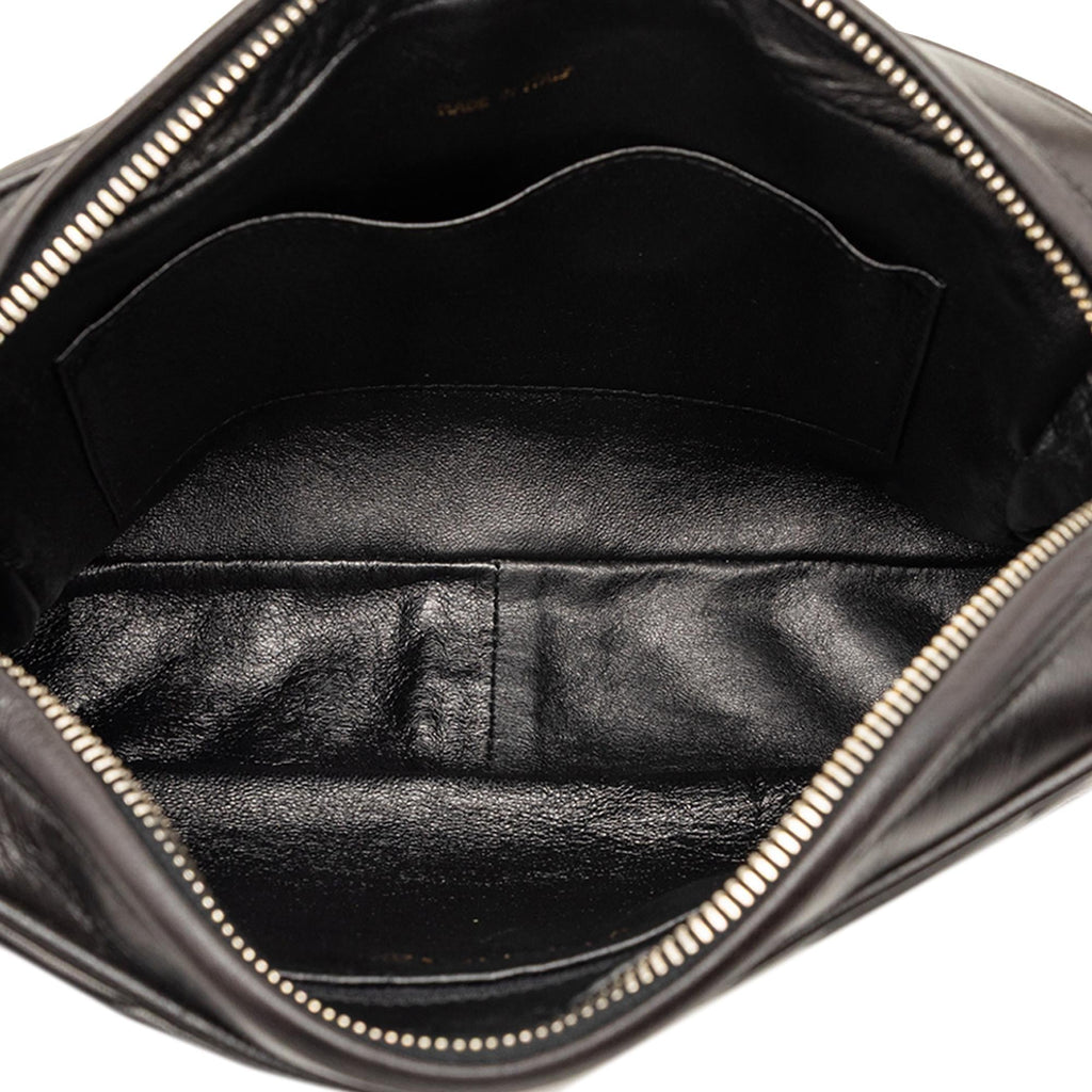 Chanel CC Diagonal Quilted Lambskin Tassel Camera Bag