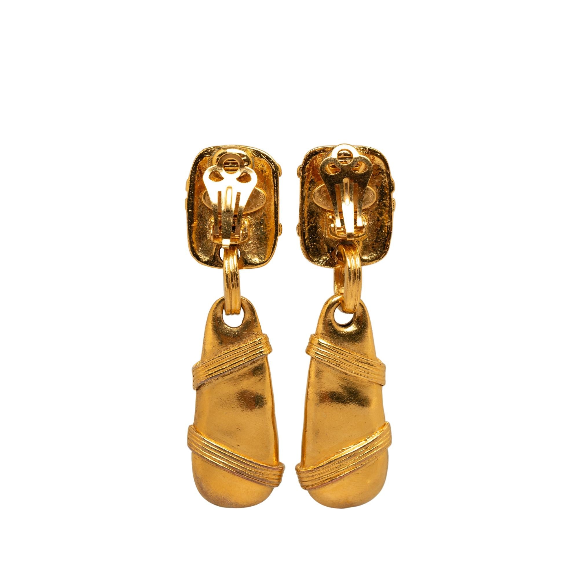 Chanel CC Drop Earrings (SHG-5x9JFf)