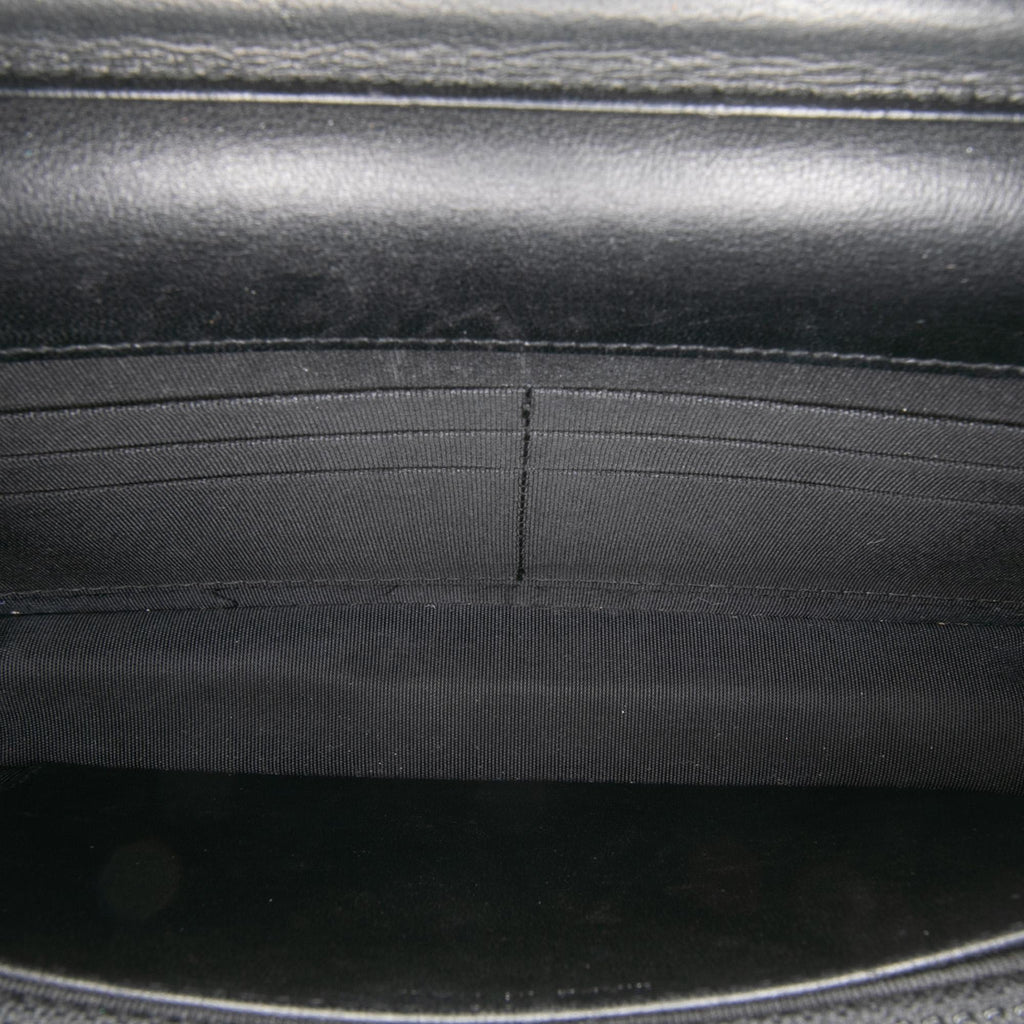 Chanel CC Embossed Lambskin Wallet on Chain