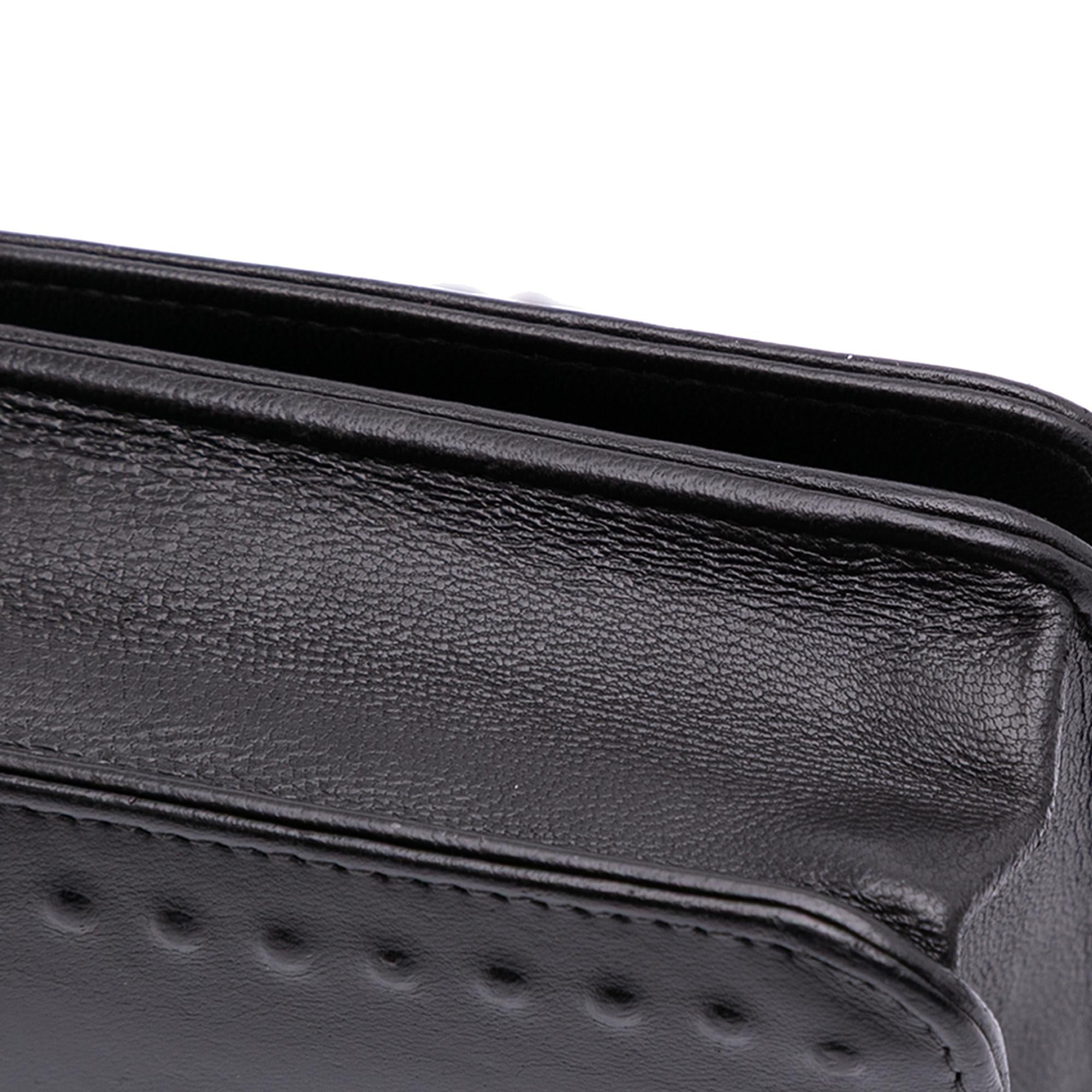 Chanel CC Embossed Lambskin Wallet on Chain
