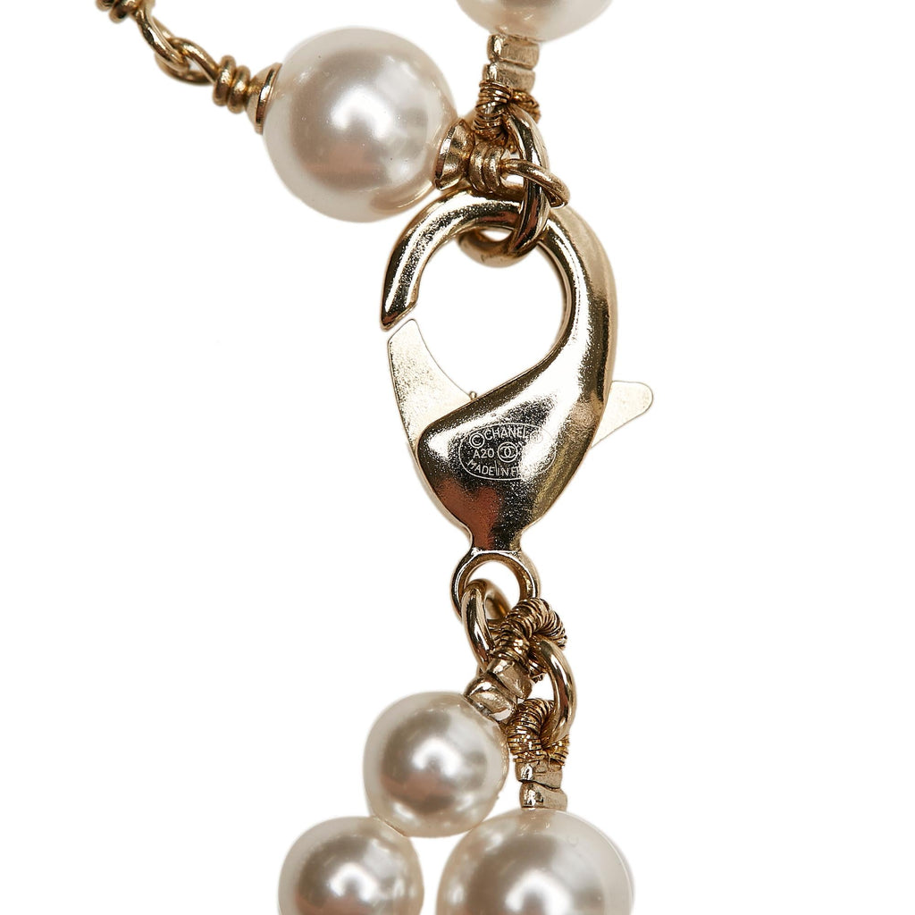 Chanel CC Faux Pearl Belt - 43 / 110 (SHG-30968)