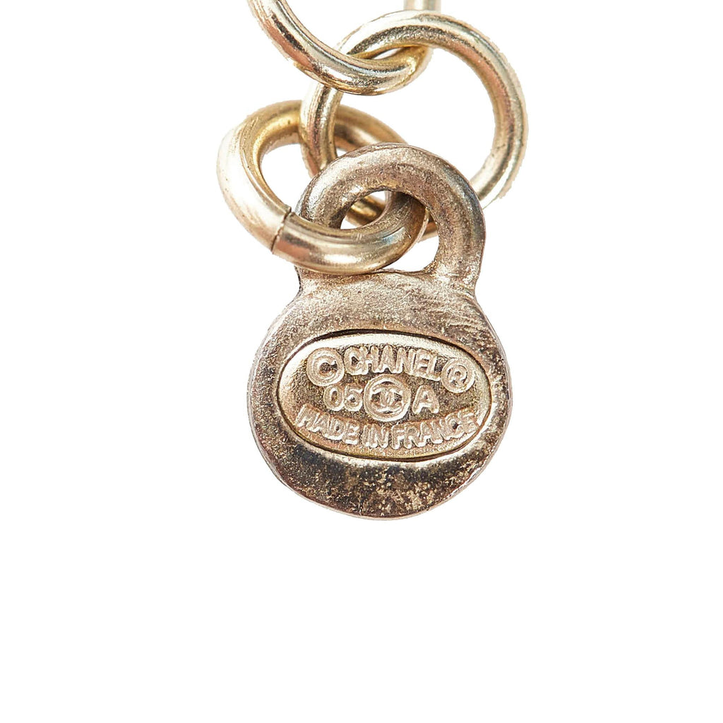 Chanel CC Faux Pearl Pendant Necklace (SHG-30618)