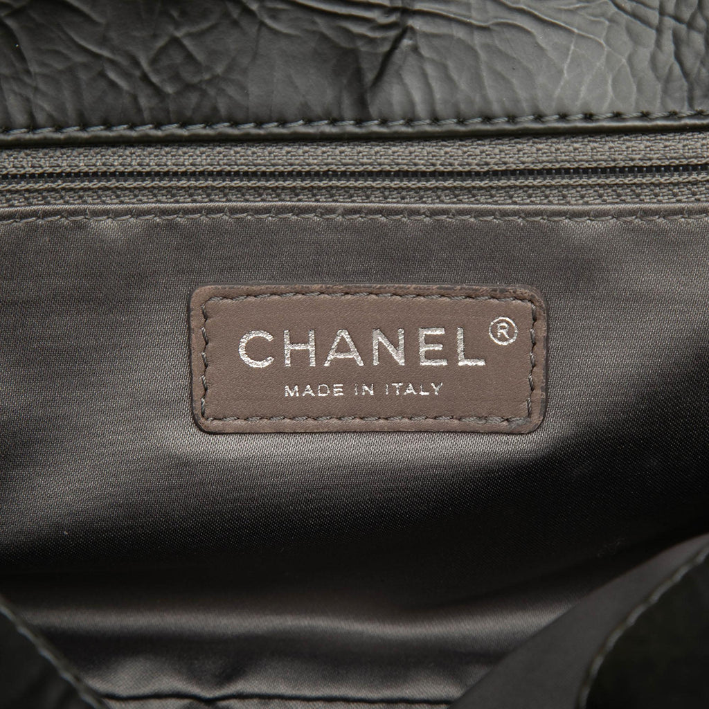 Chanel CC Glazed Quilted Calfskin Single Flap