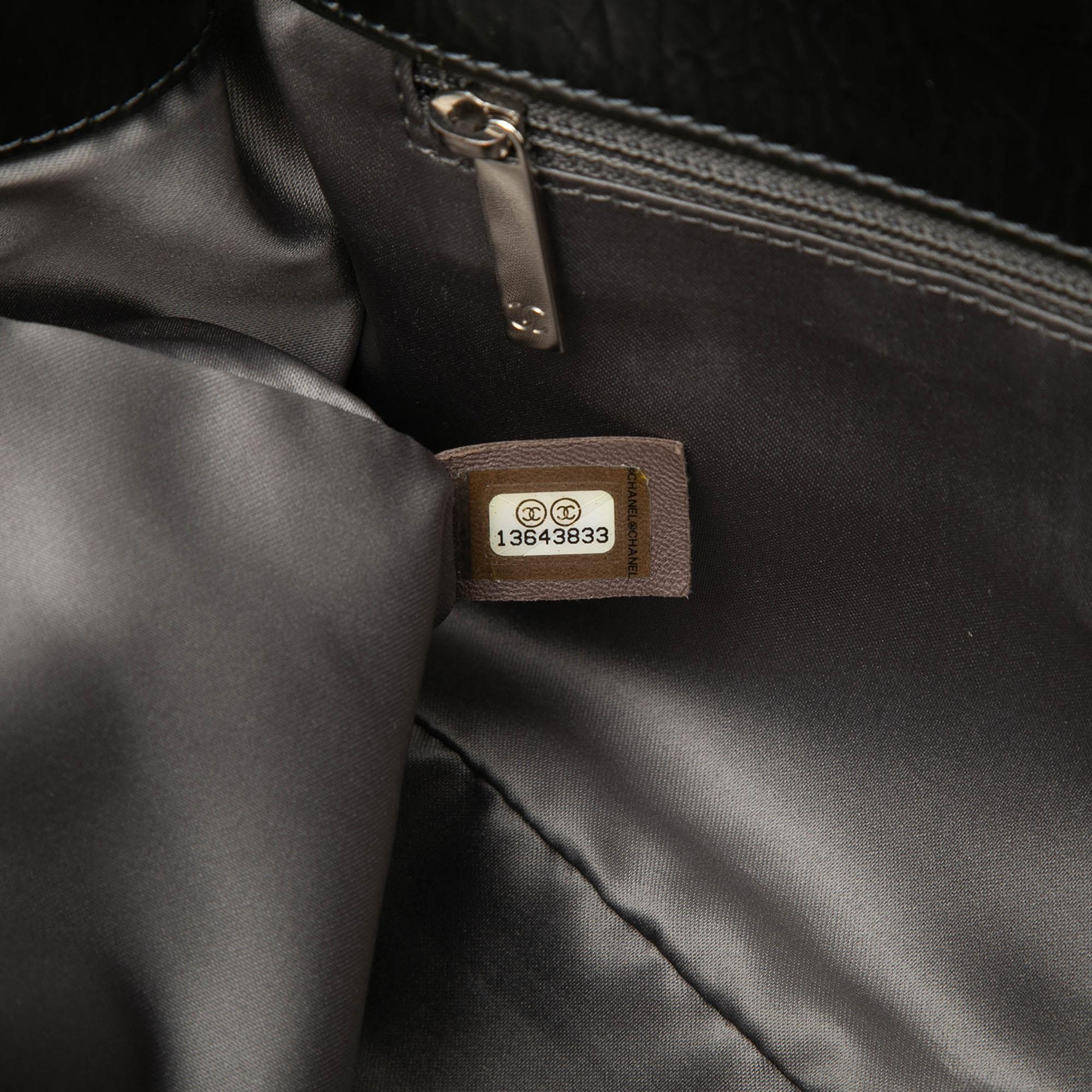 Chanel CC Glazed Quilted Calfskin Single Flap
