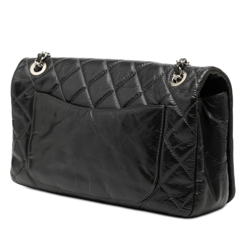 Chanel CC Glazed Quilted Calfskin Single Flap
