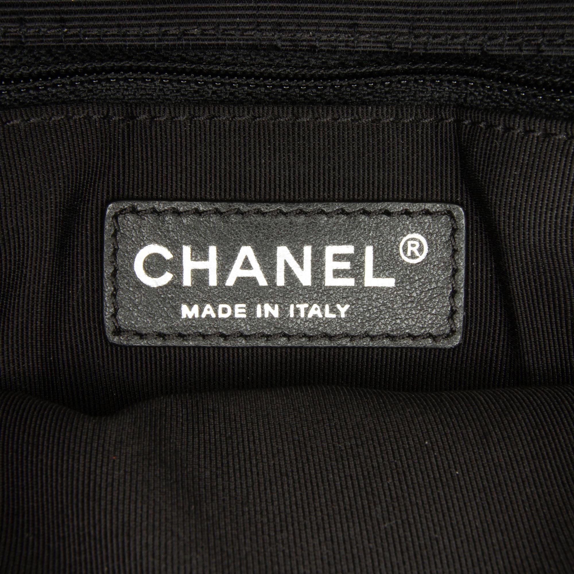 Chanel CC Grossgrain trim Lambskin Flap Shoulder Bag