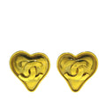 Chanel CC Heart Clip On Earrings (SHG-ZRQvwJ)