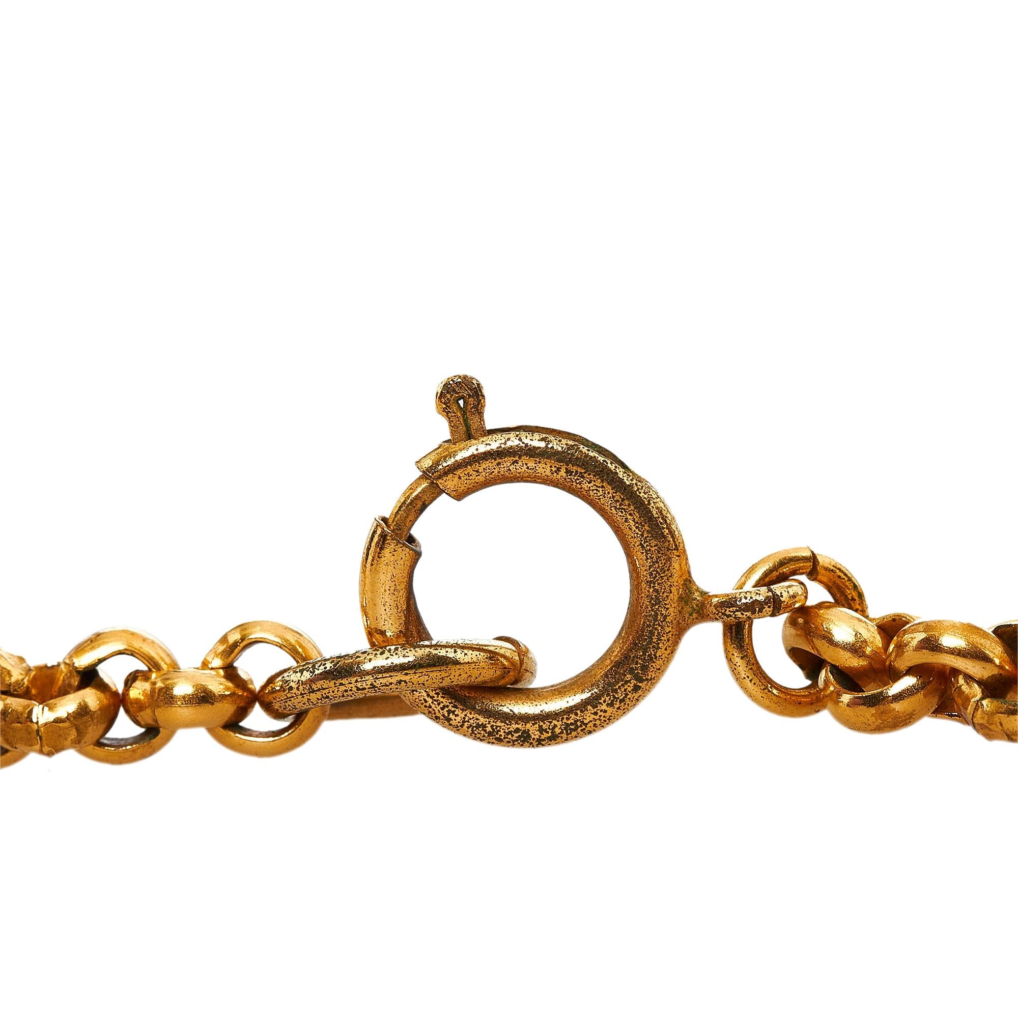 Chanel CC Heart Pendant Necklace (SHG-8fpssY)