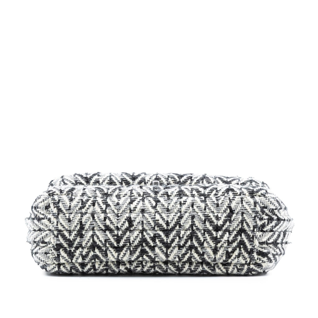 Chanel CC Herringbone Tweed Flap