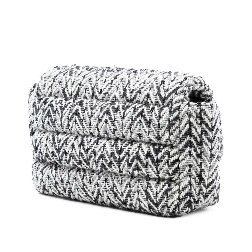 Chanel CC Herringbone Tweed Flap