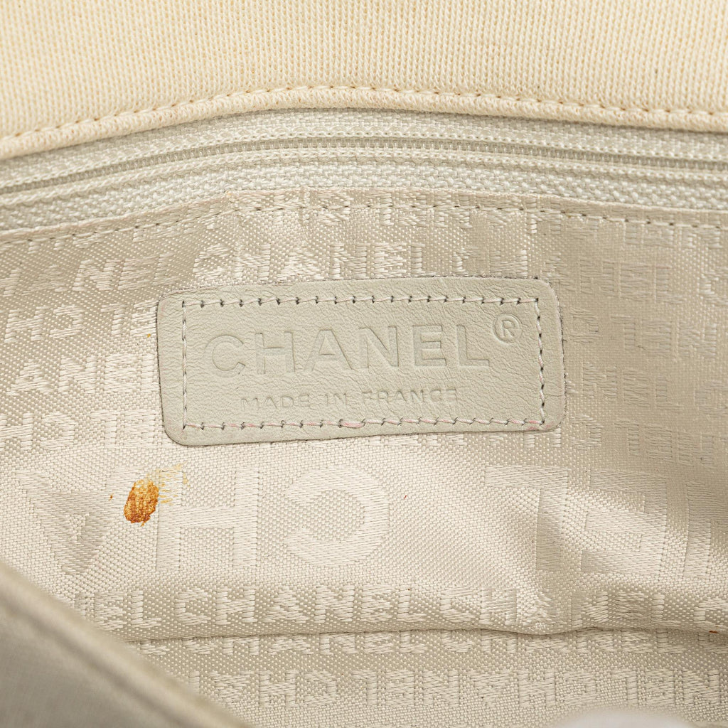 Chanel CC Jersey Pyramid Stud Flap