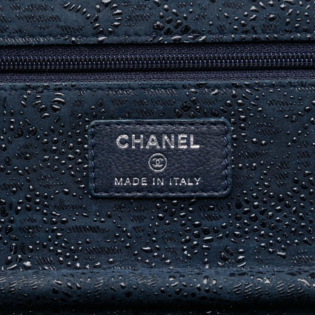 Chanel CC Lace Overlay Goatskin Wallet On Chain