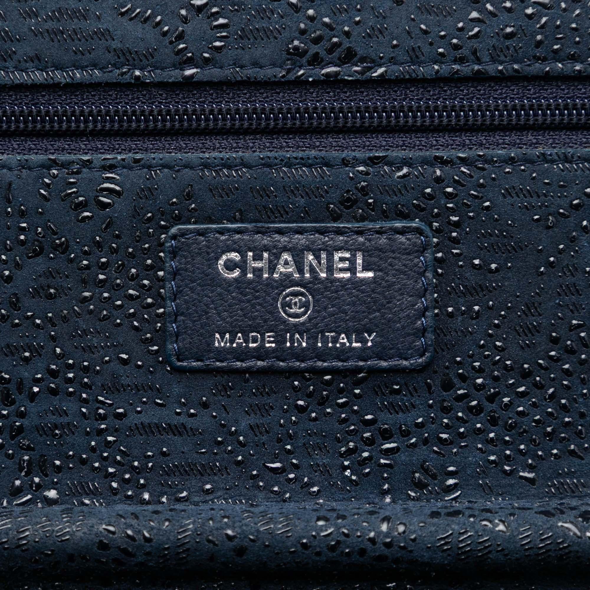 Chanel CC Lace Overlay Goatskin Wallet On Chain