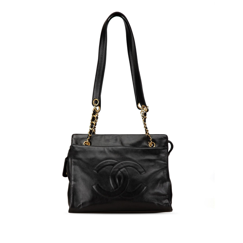Chanel CC Lambskin Chain Tote (SHG-1z47sq)