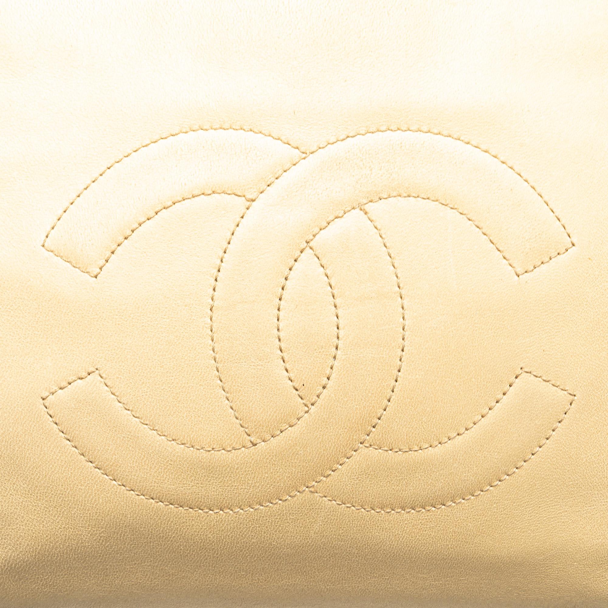 Chanel CC Lambskin Chain Tote