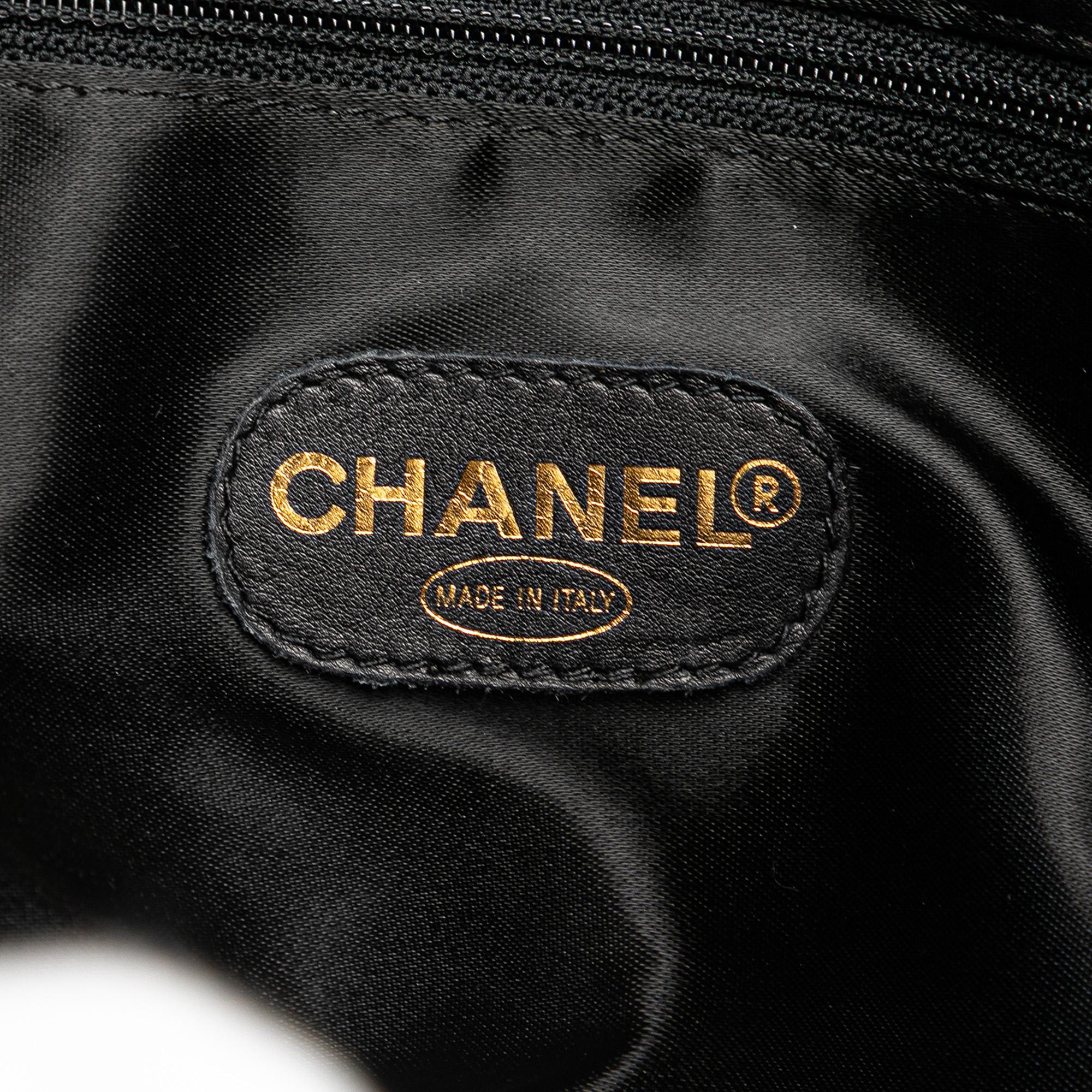 Chanel CC Lambskin Chain Tote