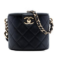 Chanel CC Lambskin Elegant Chain Vanity Case