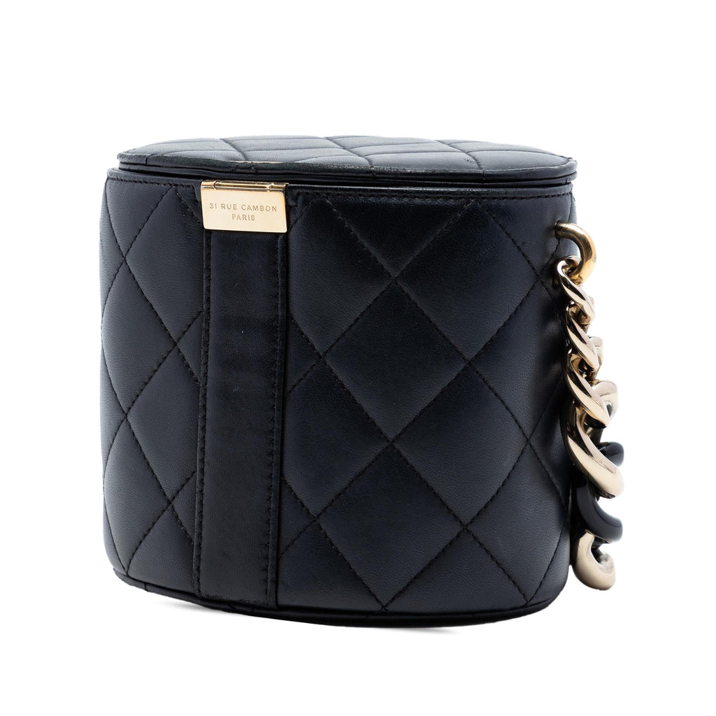Chanel CC Lambskin Elegant Chain Vanity Case