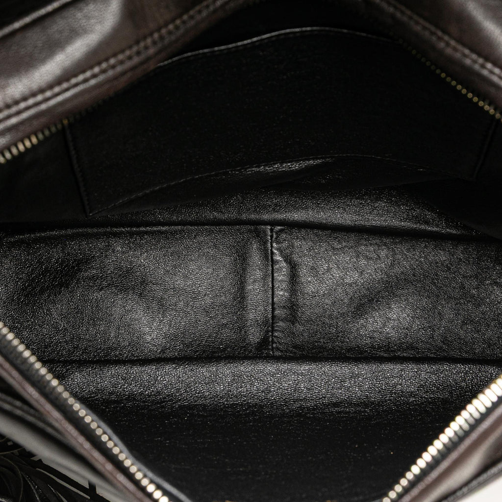 Chanel CC Lambskin Flap Tassel Crossbody