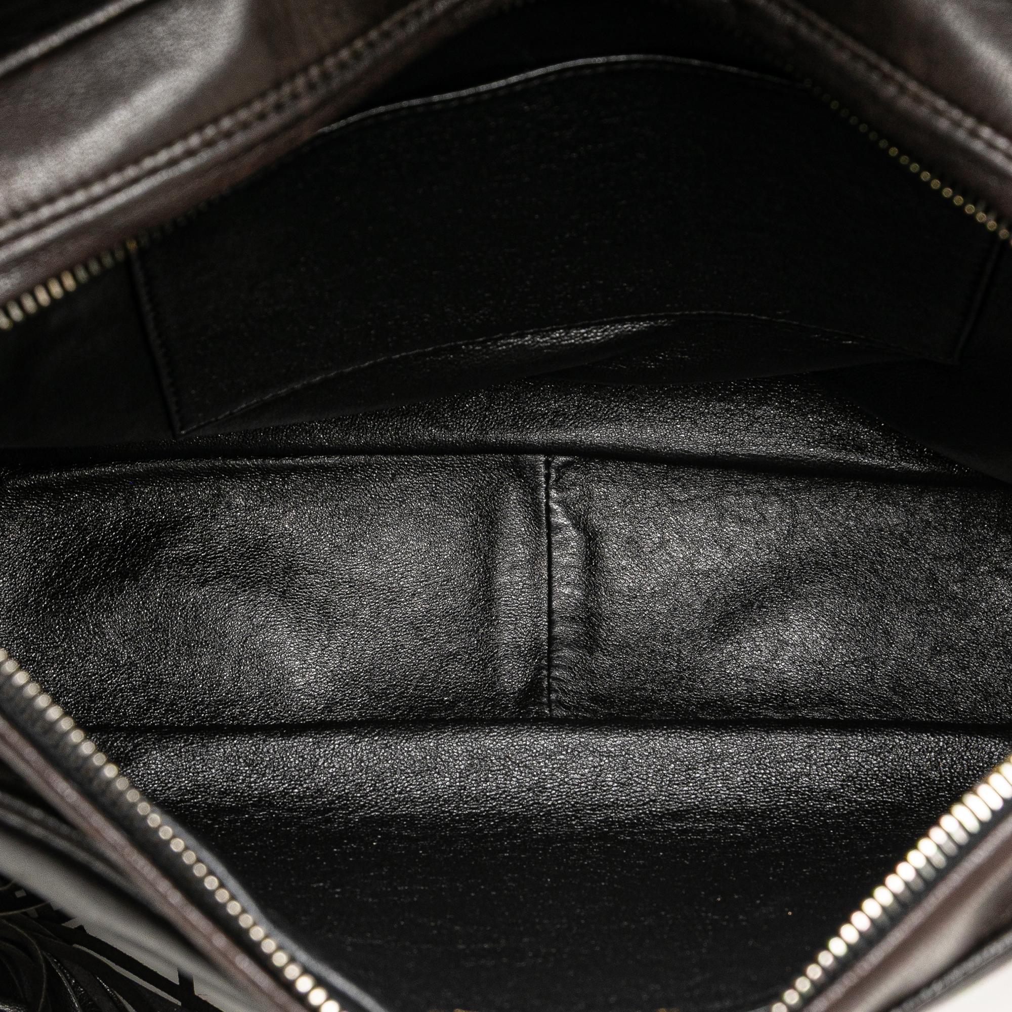 Chanel CC Lambskin Flap Tassel Crossbody