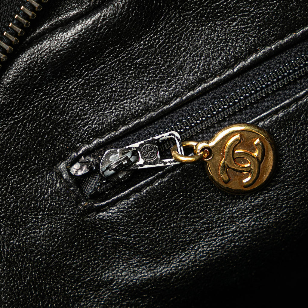 Chanel CC Lambskin Flap Tassel Crossbody