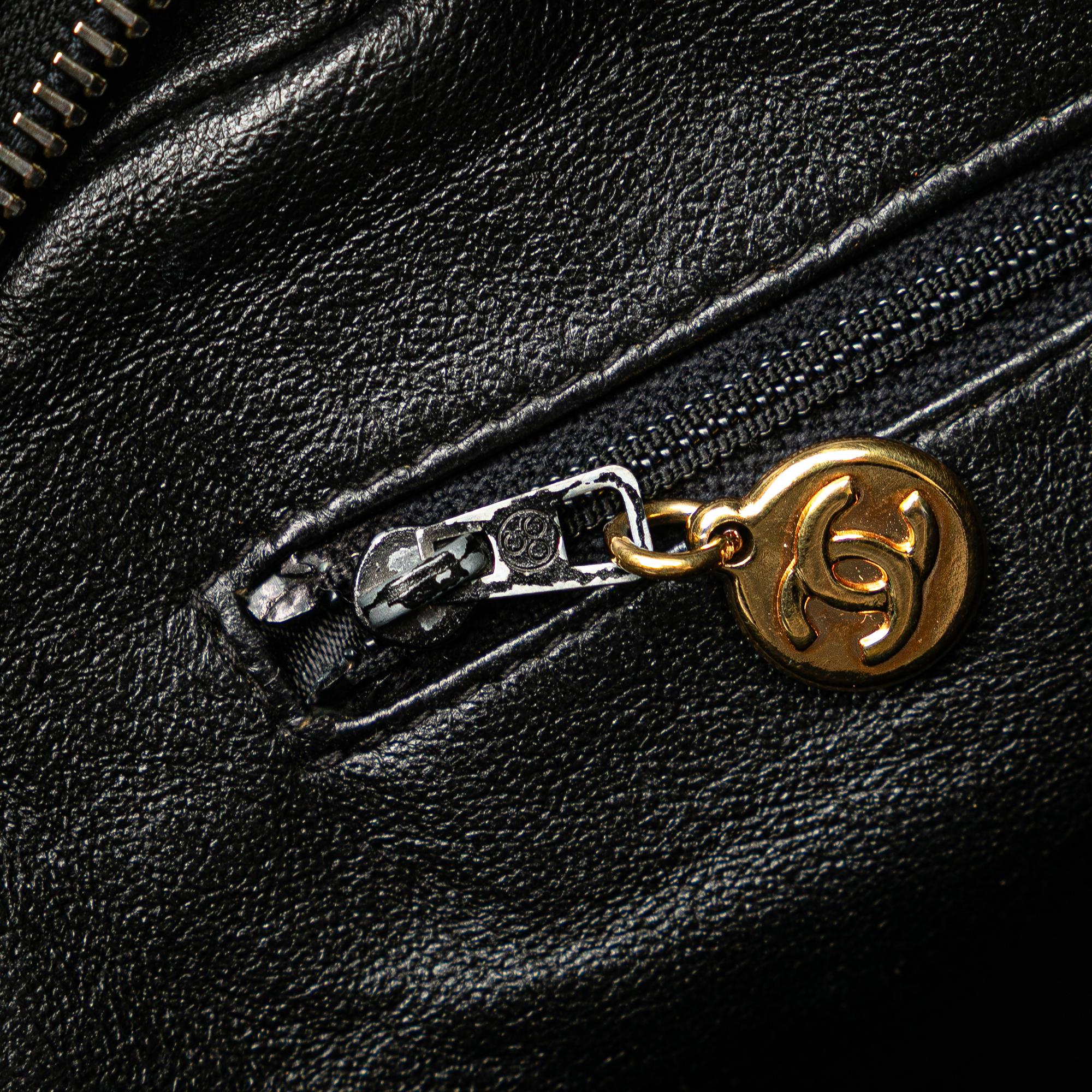 Chanel CC Lambskin Flap Tassel Crossbody