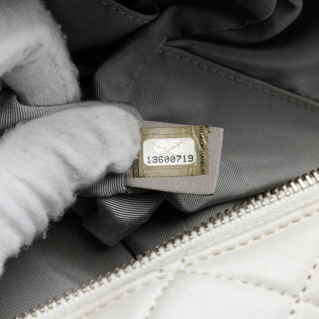 Chanel CC Lambskin Frame Tote