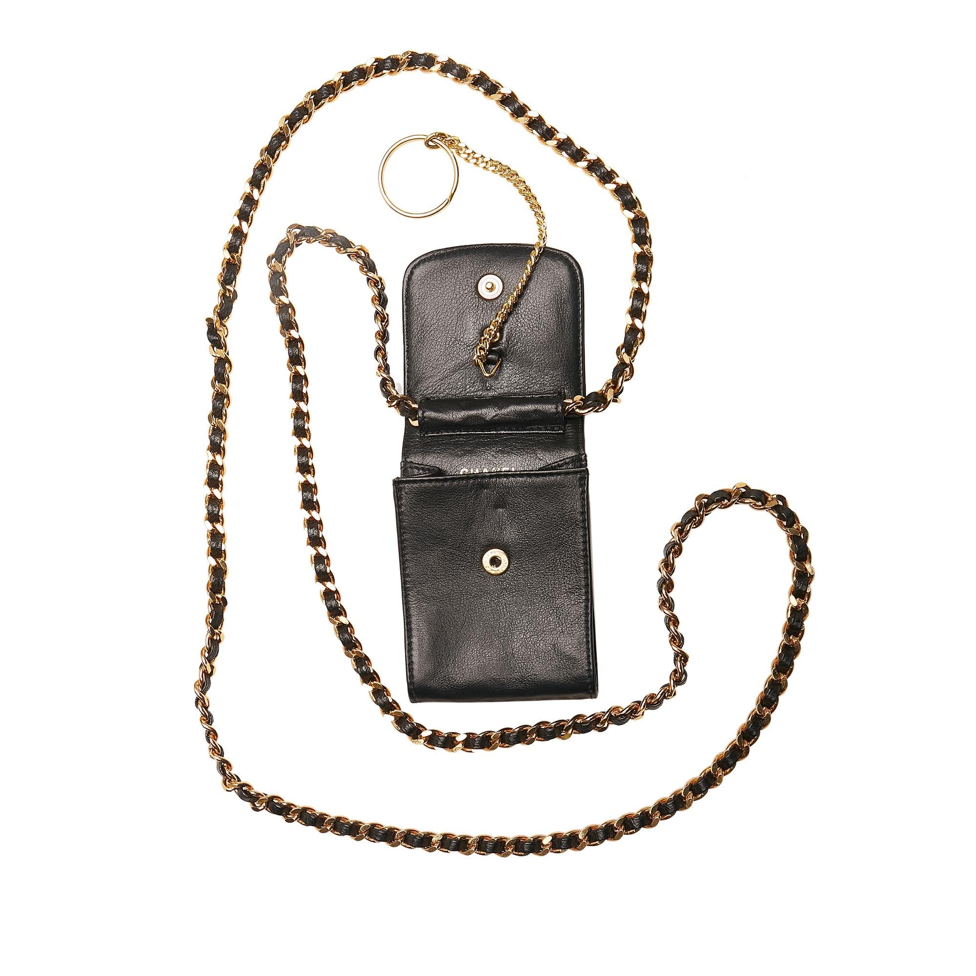 Chanel CC Lambskin Leather Multi Case (SHG-34250)
