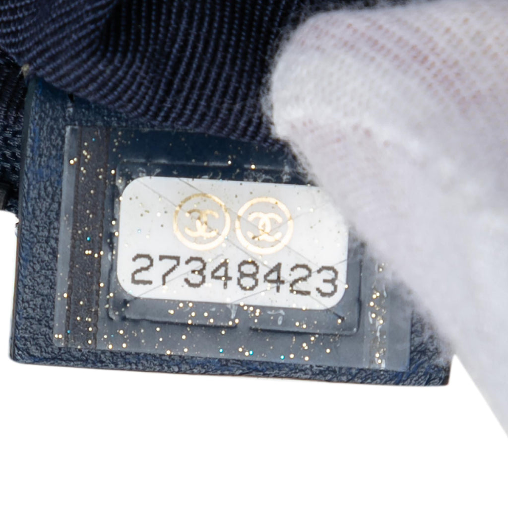 Chanel CC Lambskin Patchwork Tassel Clutch
