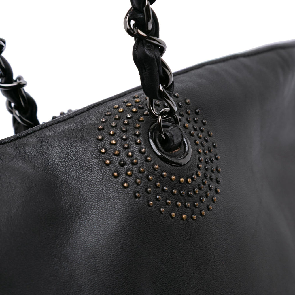 Chanel CC Lambskin Studded Bonbons Tote