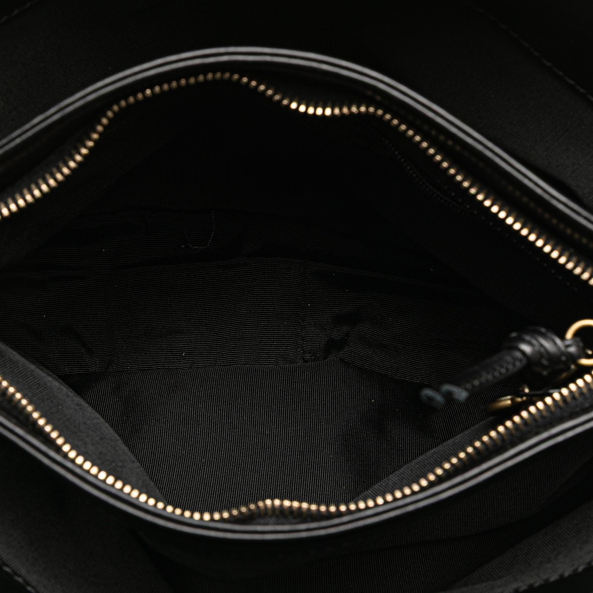 Chanel CC Lambskin Tortoise Handle Tote