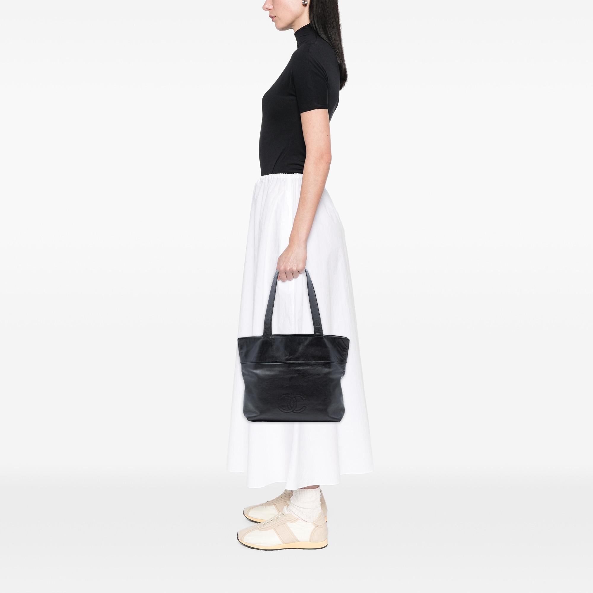 Chanel CC Lambskin Tote
