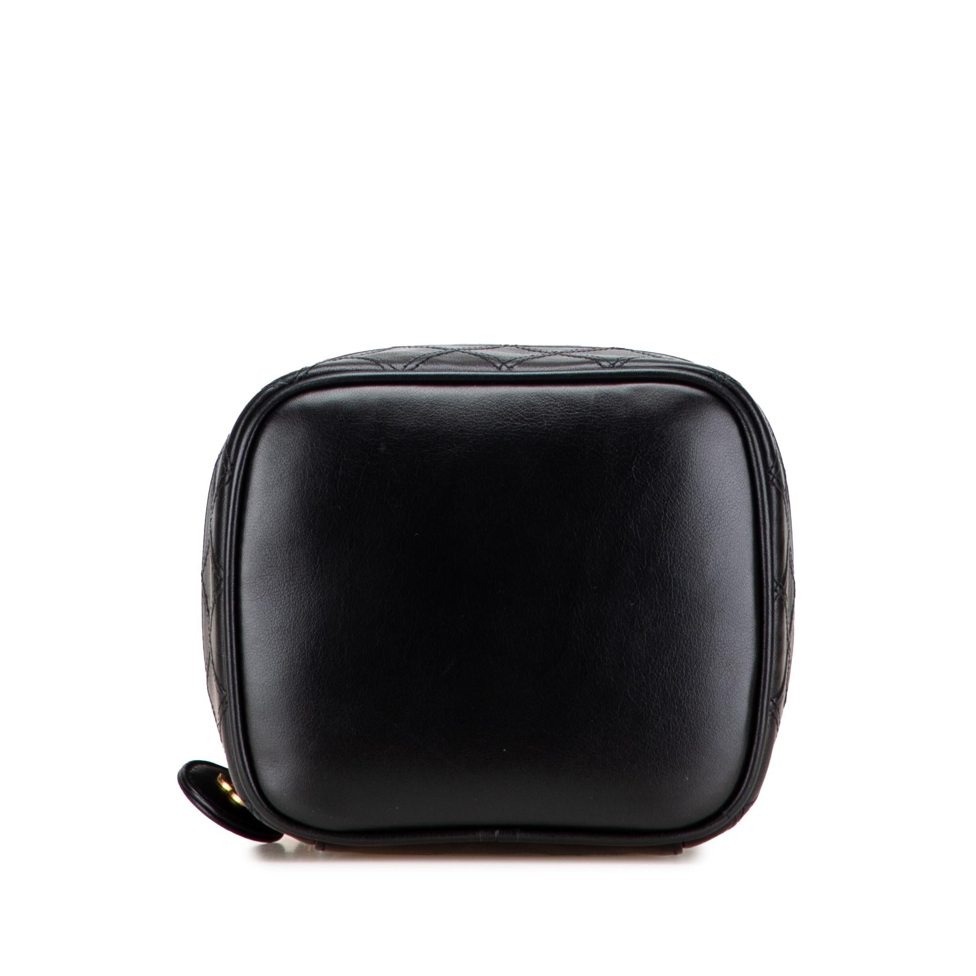 Chanel CC Lambskin Vanity Case