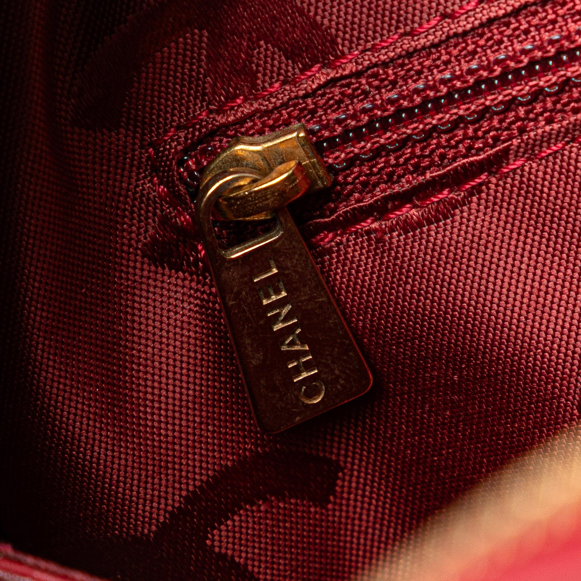 Chanel CC Lambskin Wild Stitch Handbag