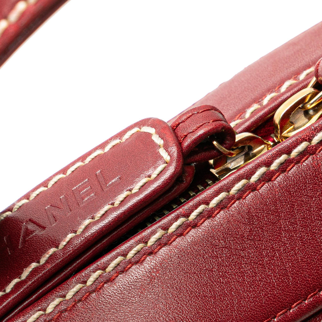 Chanel CC Lambskin Wild Stitch Handbag