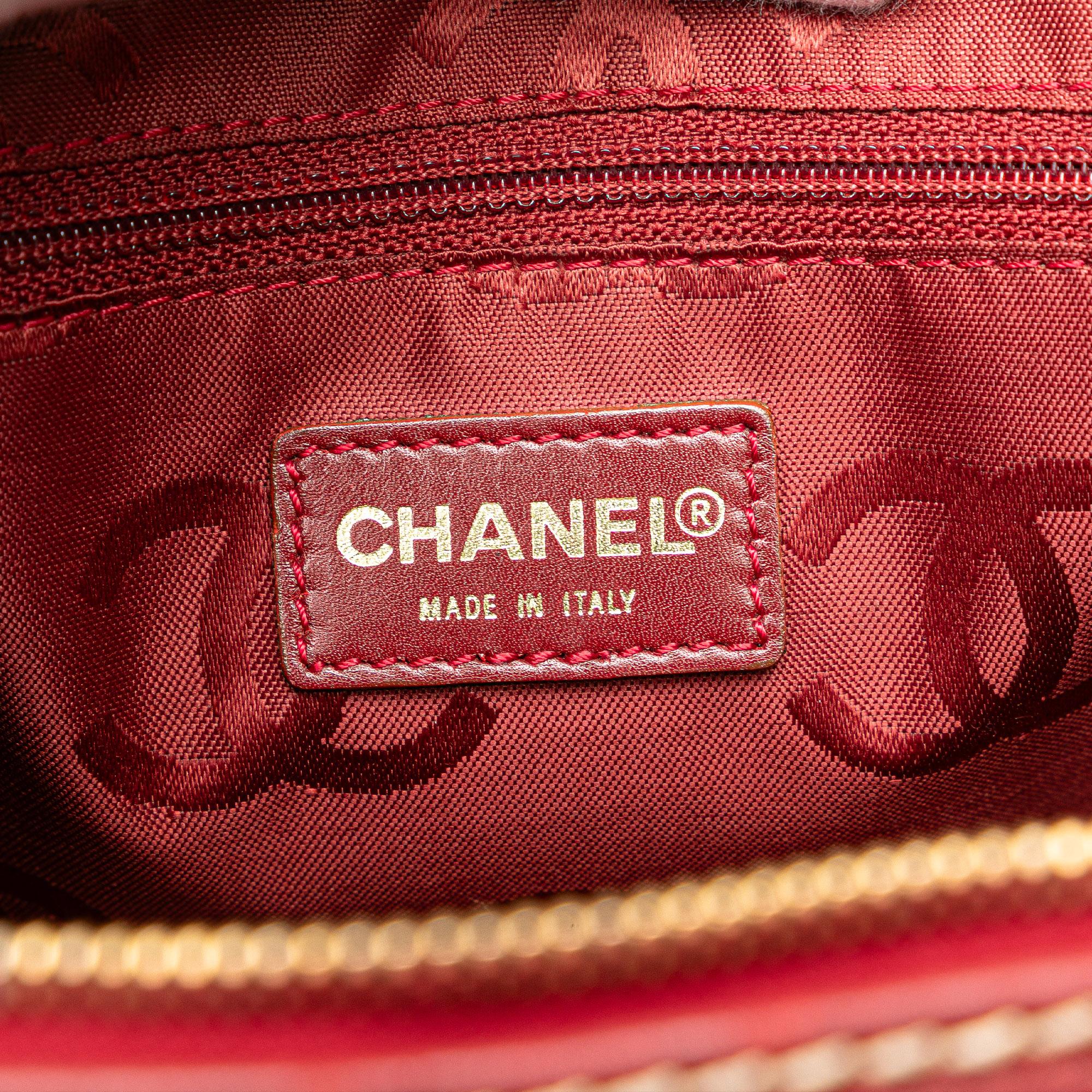 Chanel CC Lambskin Wild Stitch Handbag