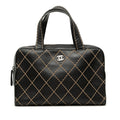 Chanel CC Lambskin Wild Stitch Handbag