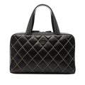 Chanel CC Lambskin Wild Stitch Handbag