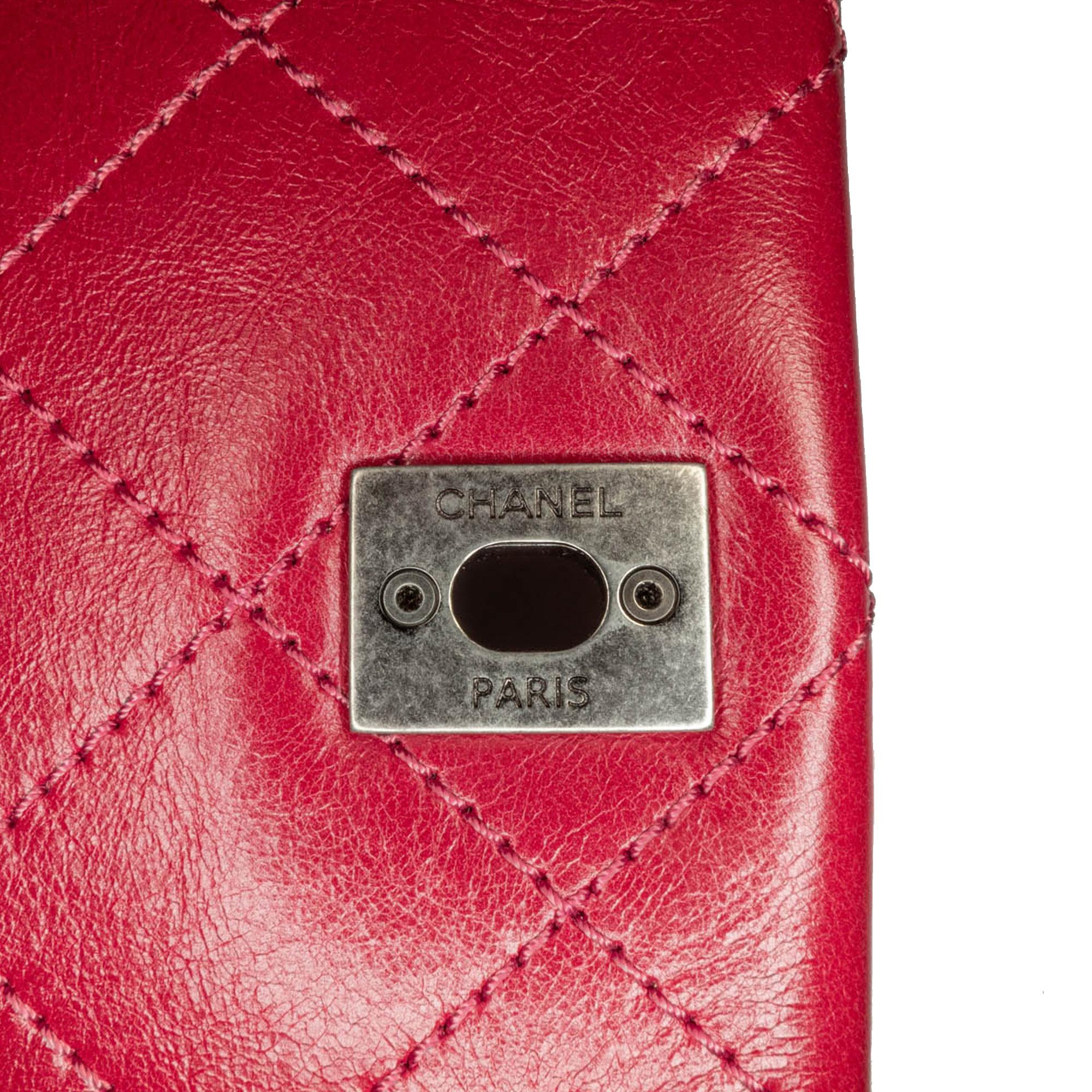 Chanel CC Lambskin and Tweed Flap