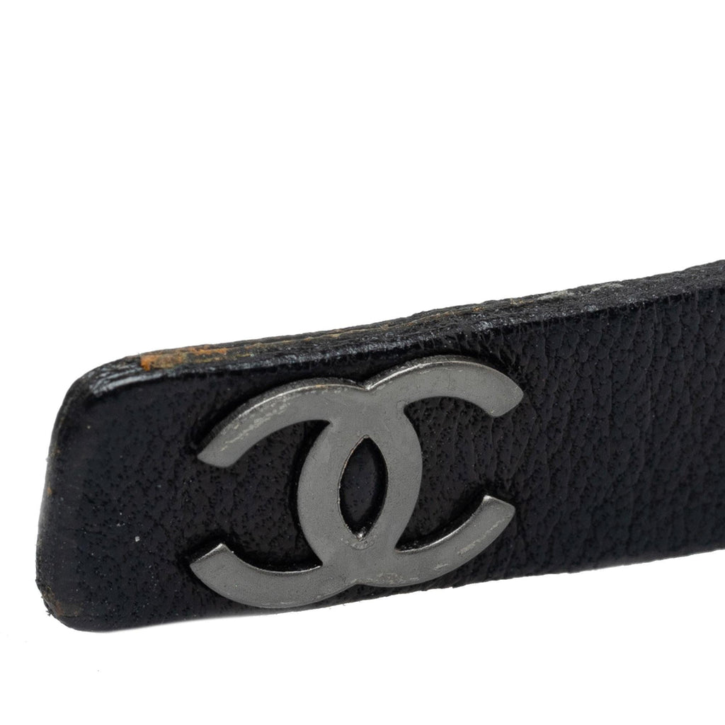 Chanel CC Leather Bracelet (SHG-PtZcIU)