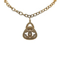 Chanel CC Mark Rope Triangle Necklace (SHG-J6Hpb7)