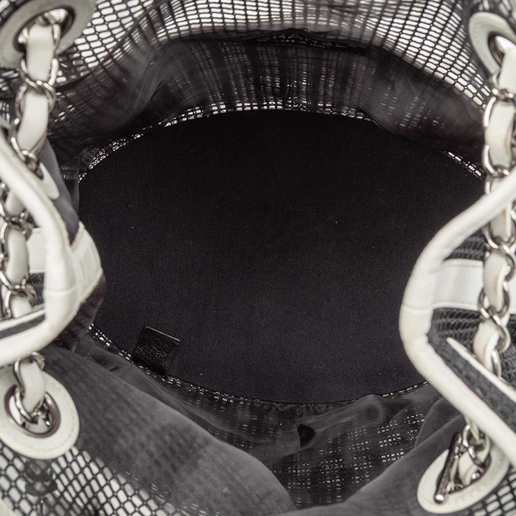 Chanel CC Mesh and Calfskin Bucket Bag